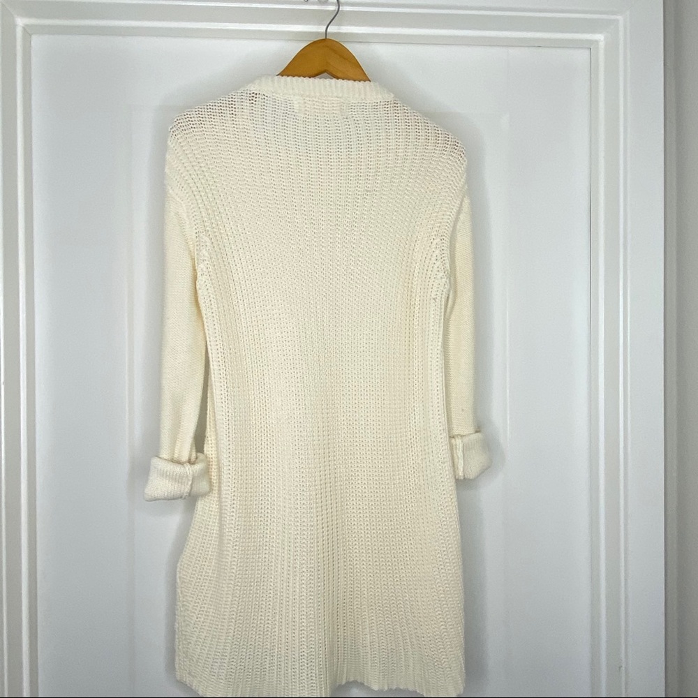 Zara Chunky Cable Knit Sweater Sz | Medium - Picture 6 of 7